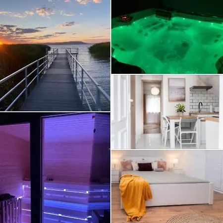 Jakuzzis, Finn Szaunas, Partkozeli Apartman